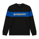 Men’s Premium "BURBERRY" Winter T-Shirt - Black & Blue Edition